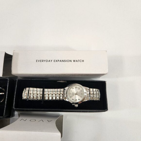 Avon Watch Lot Unlike the Rest Bright Sporty Heart Locket Everyday Expansion NEW - Picture 6 of 10